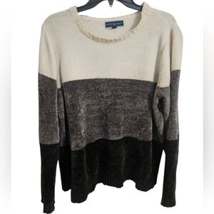 Karen Scott Women's Color Block Sweater Sz XL